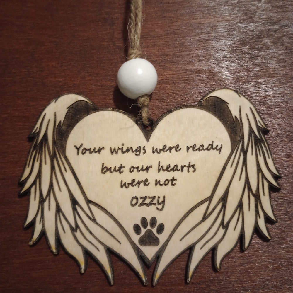 Personalized Pet memorial ornament